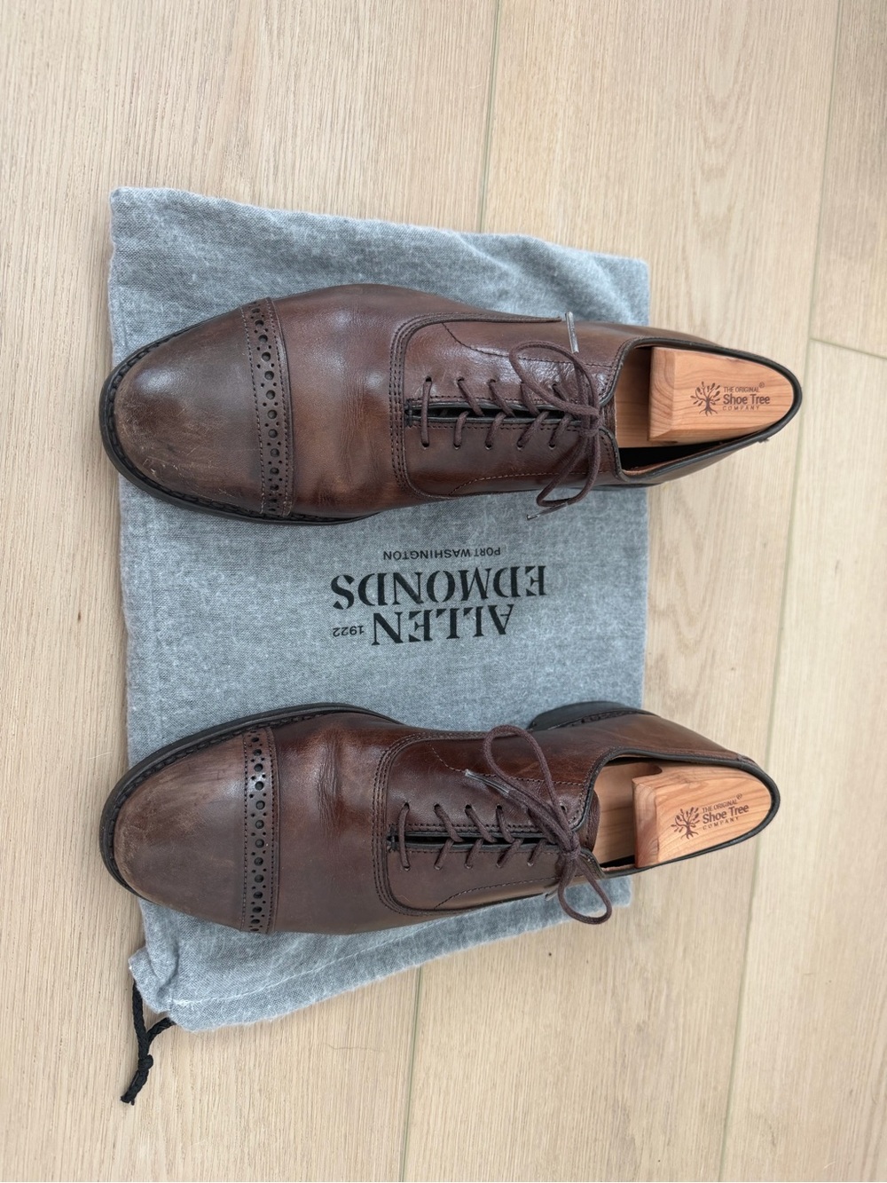 Allen Edmonds Fifth Avenue Cap Toe Oxford - 9D